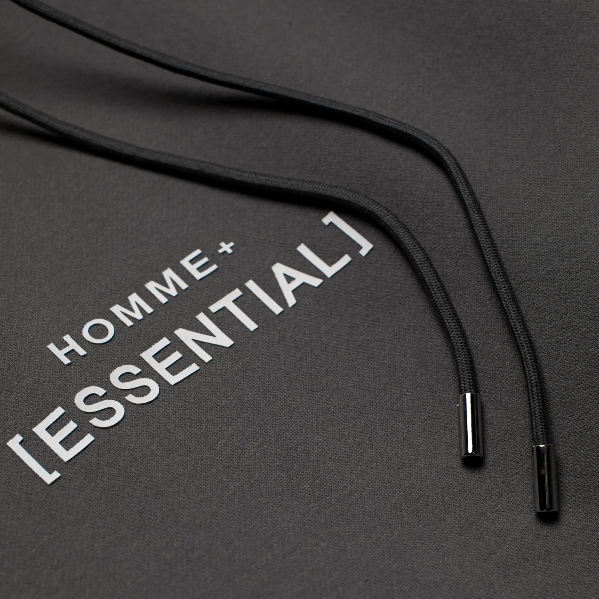 HOMME  'ESSENTIAL' Heavyweight Hoodie Medium Grey