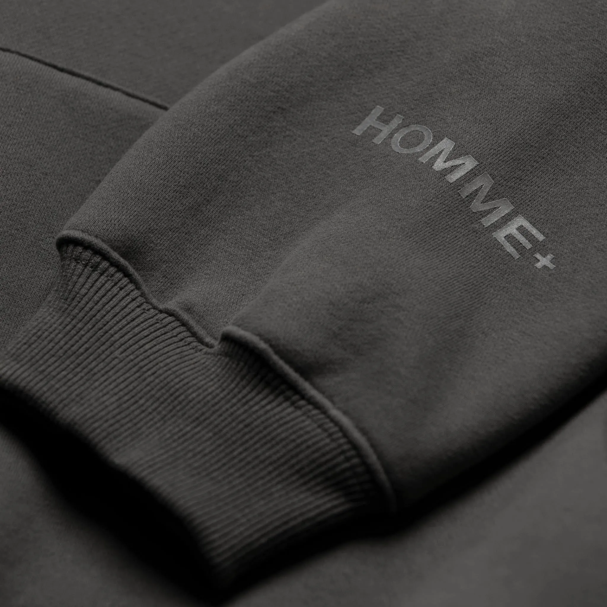 HOMME  'ESSENTIAL' Heavyweight Hoodie Medium Grey