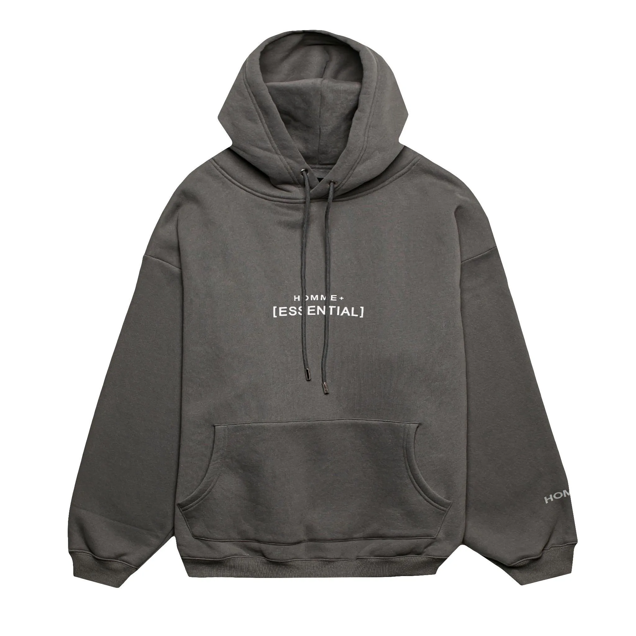 HOMME  'ESSENTIAL' Heavyweight Hoodie Medium Grey