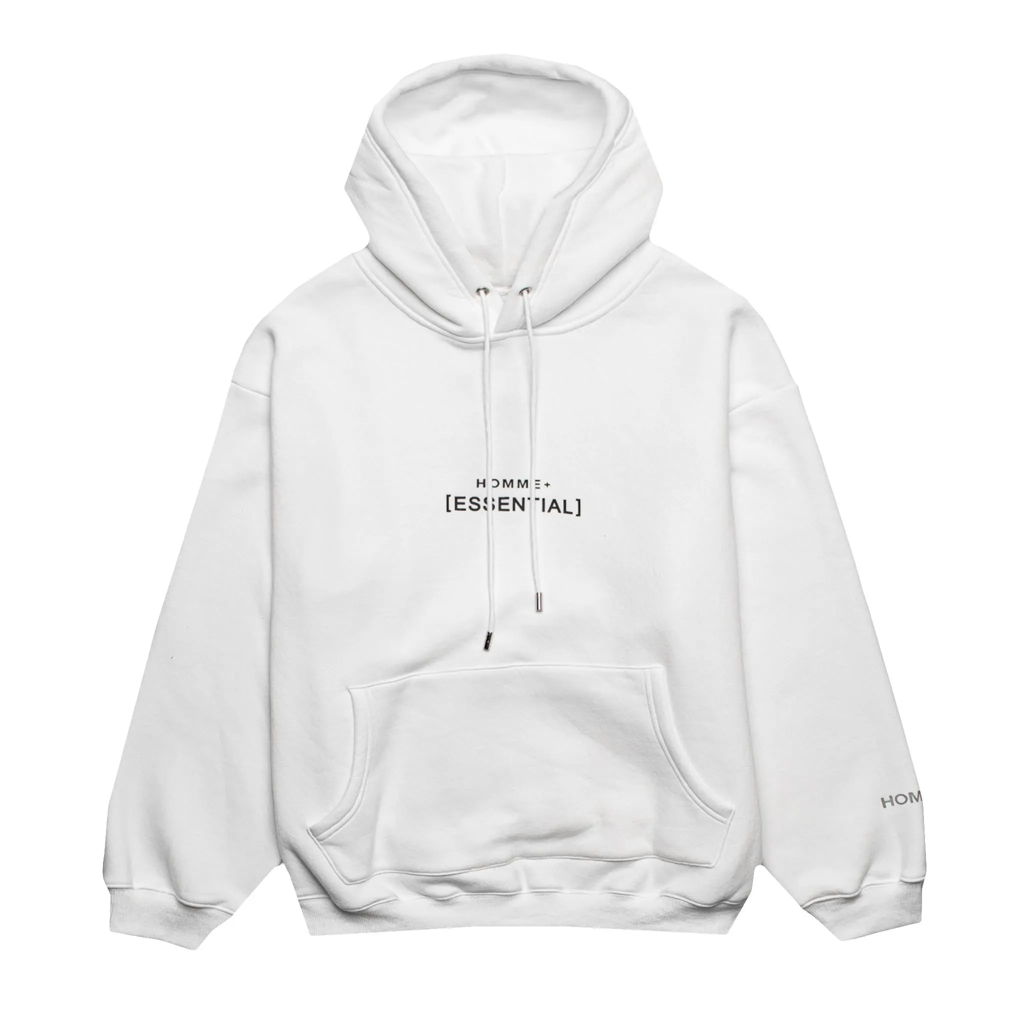 HOMME  'ESSENTIAL' Heavyweight Hoodie White
