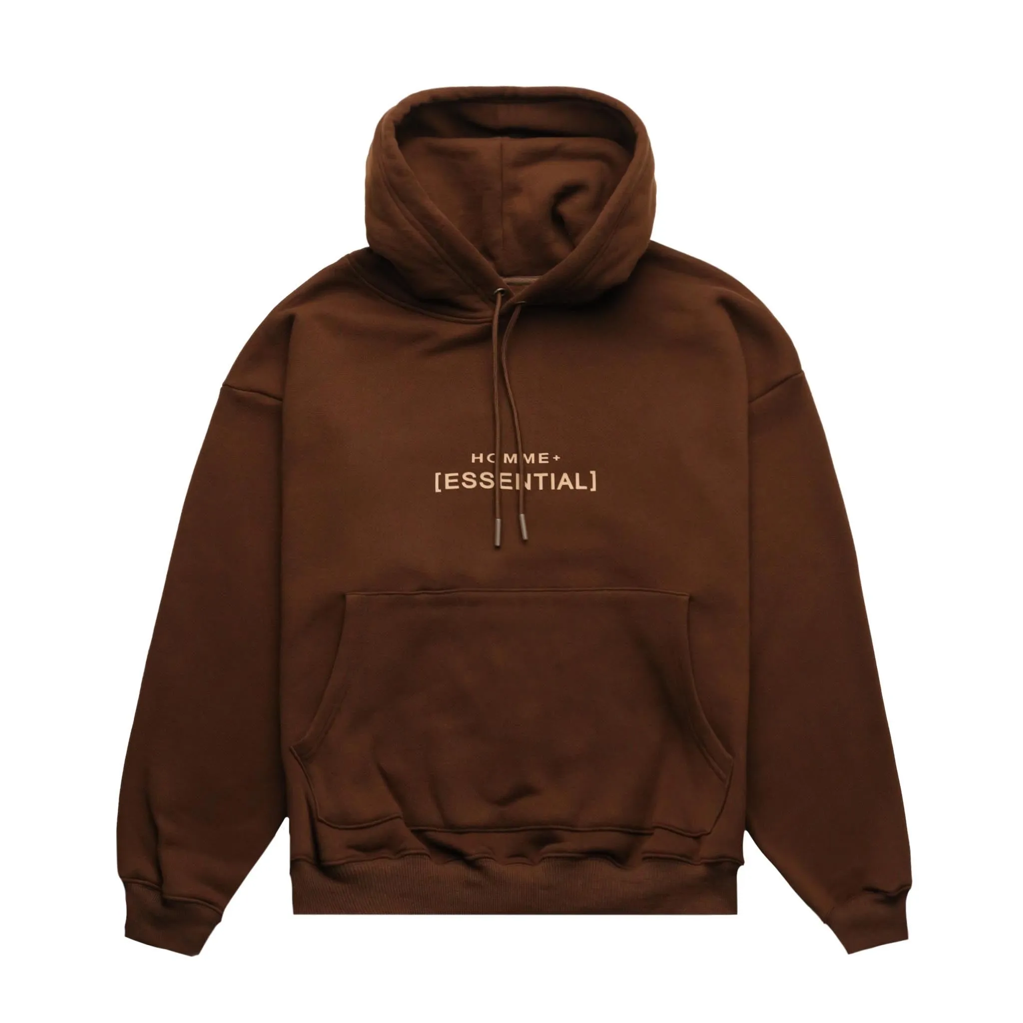 HOMME  Essential Hoodie Dark Chocolate