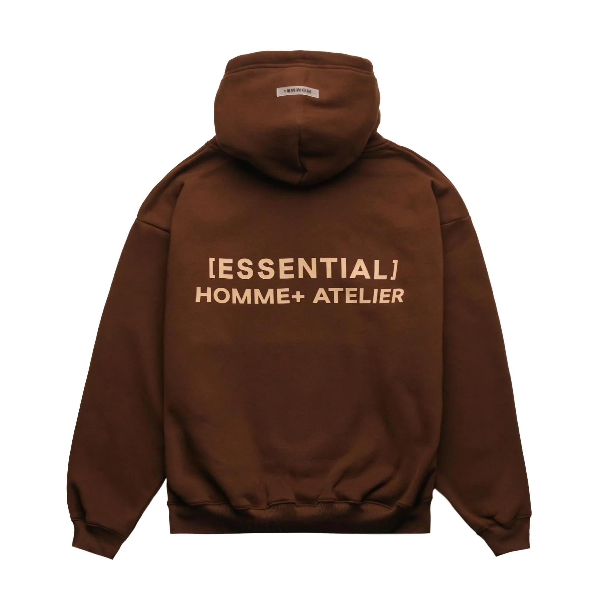 HOMME  Essential Hoodie Dark Chocolate