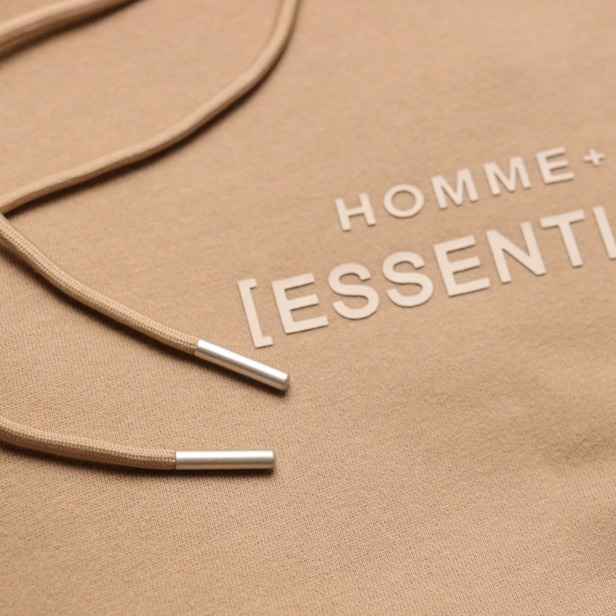 HOMME  Essential Hoodie Dark Taupe