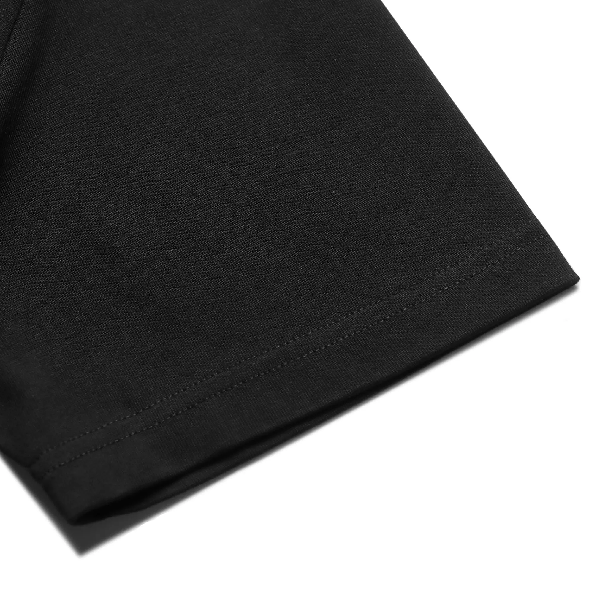 HOMME  'ESSENTIAL' Rubber Print Tee Black