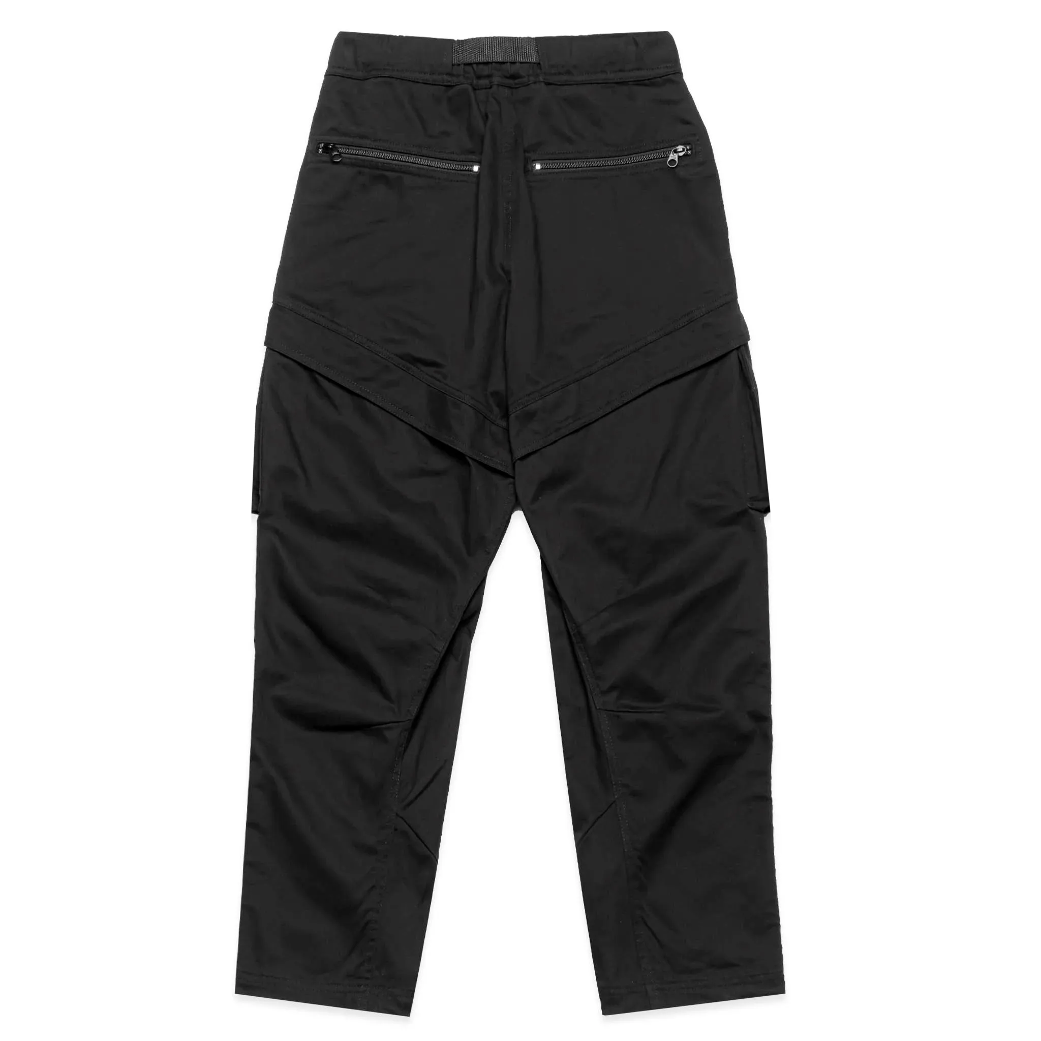 HOMME  Heavyweight Cropped Cargo Pants Black