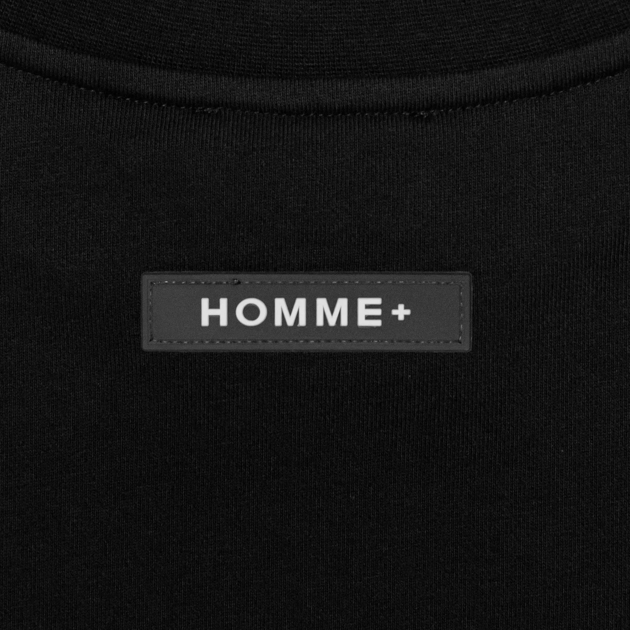 HOMME  Ink Splash Tee Black