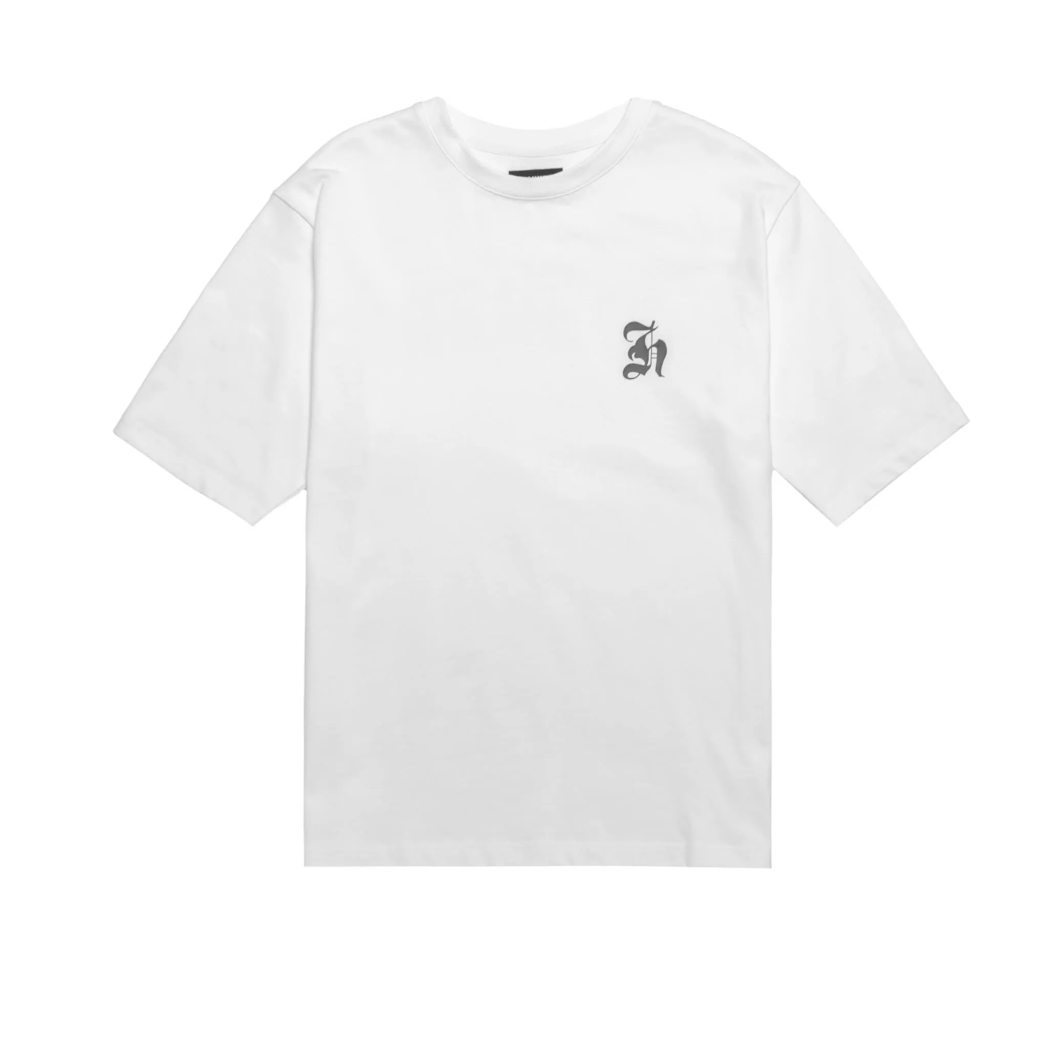HOMME  Old English Script Tee White