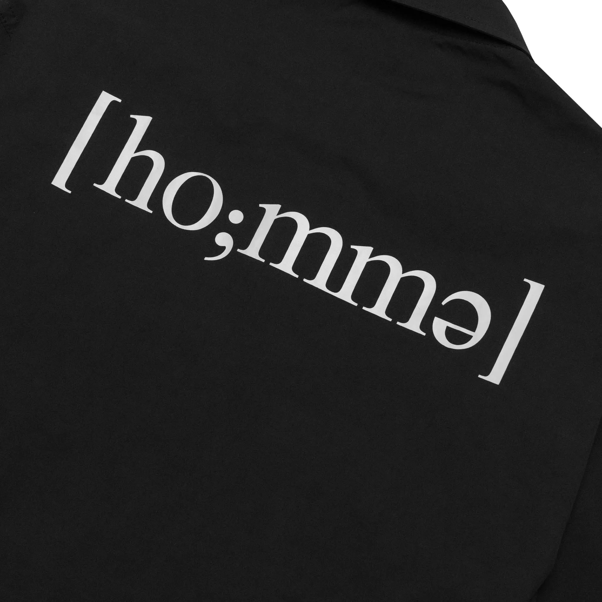 HOMME  Parenthesis Coach Jacket Black