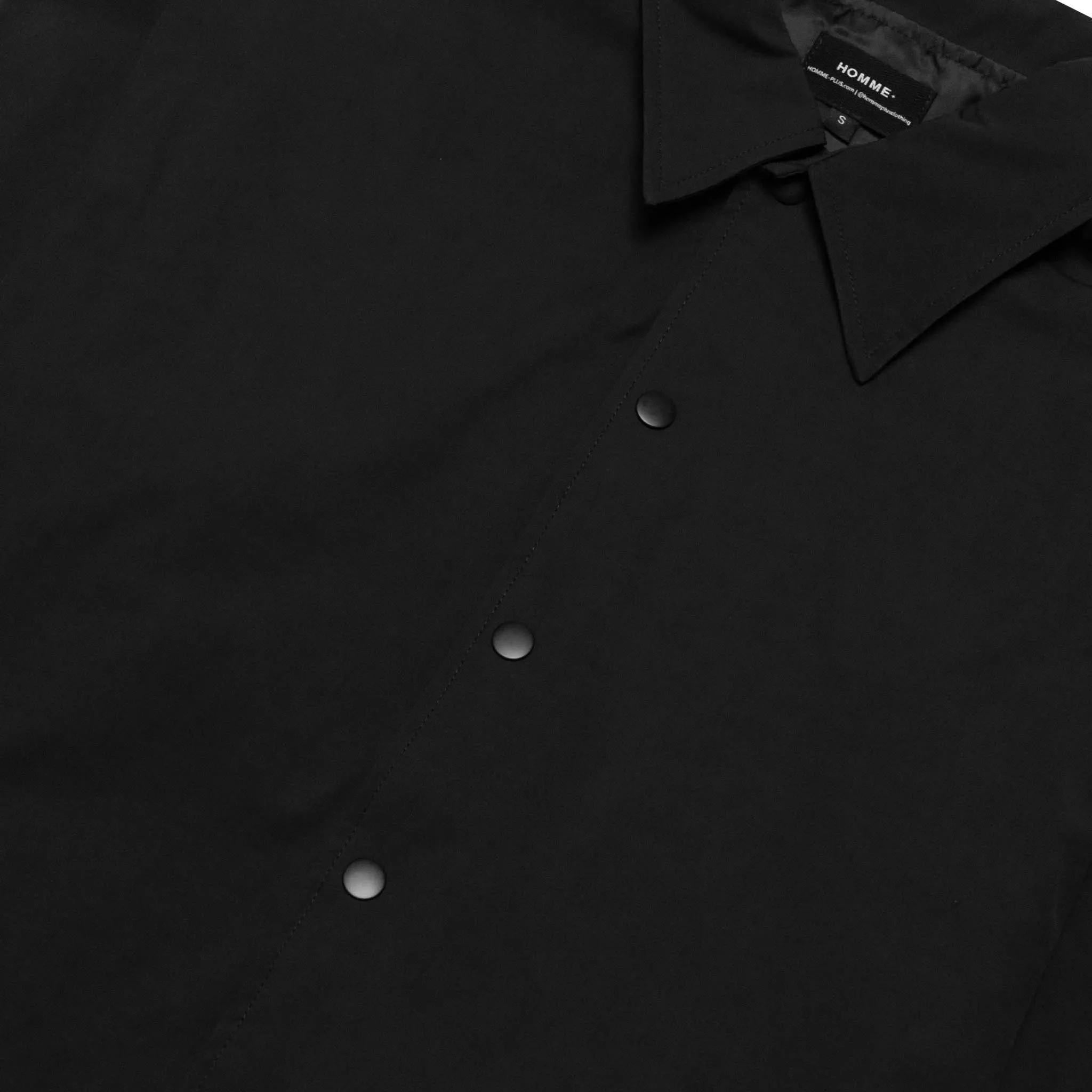 HOMME  Parenthesis Coach Jacket Black