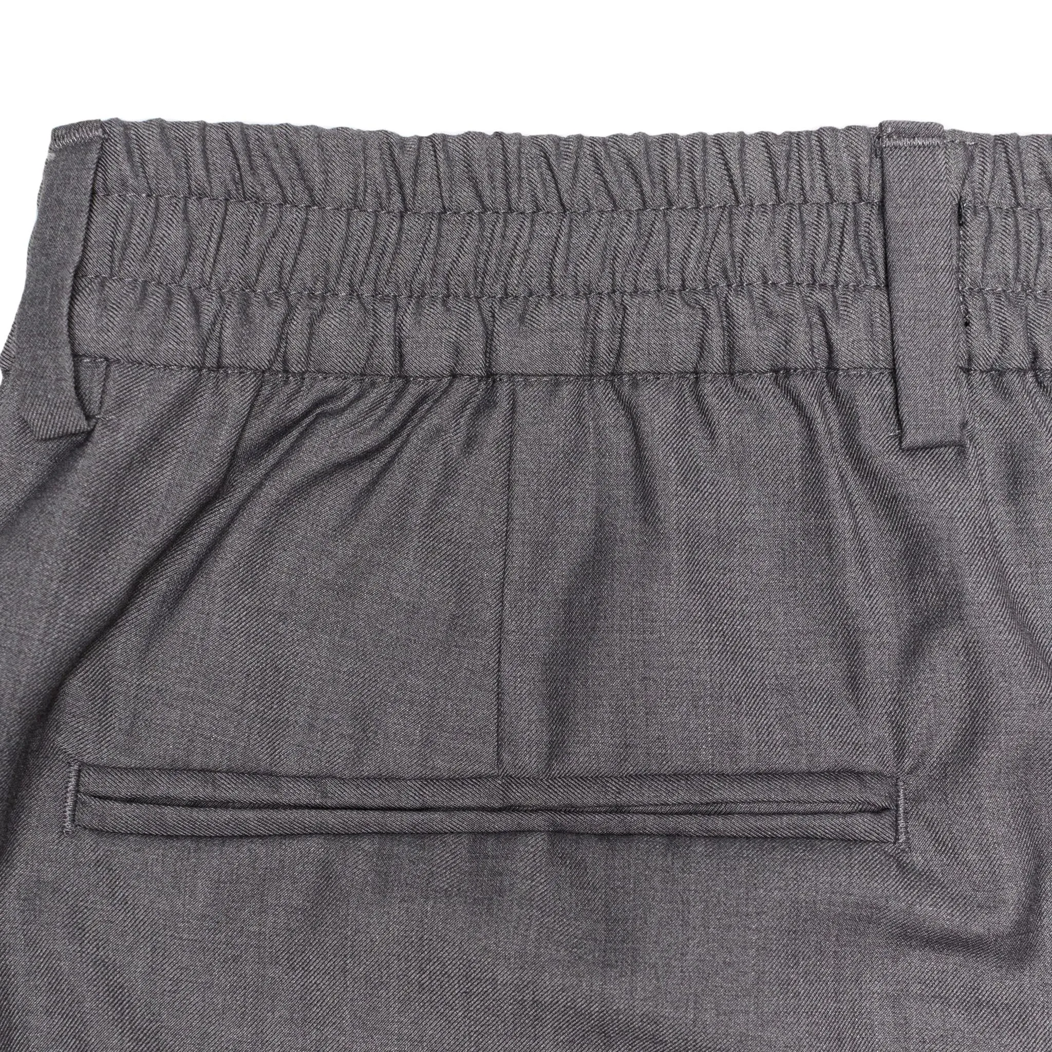 HOMME  Pleated Loose Trouser Grey