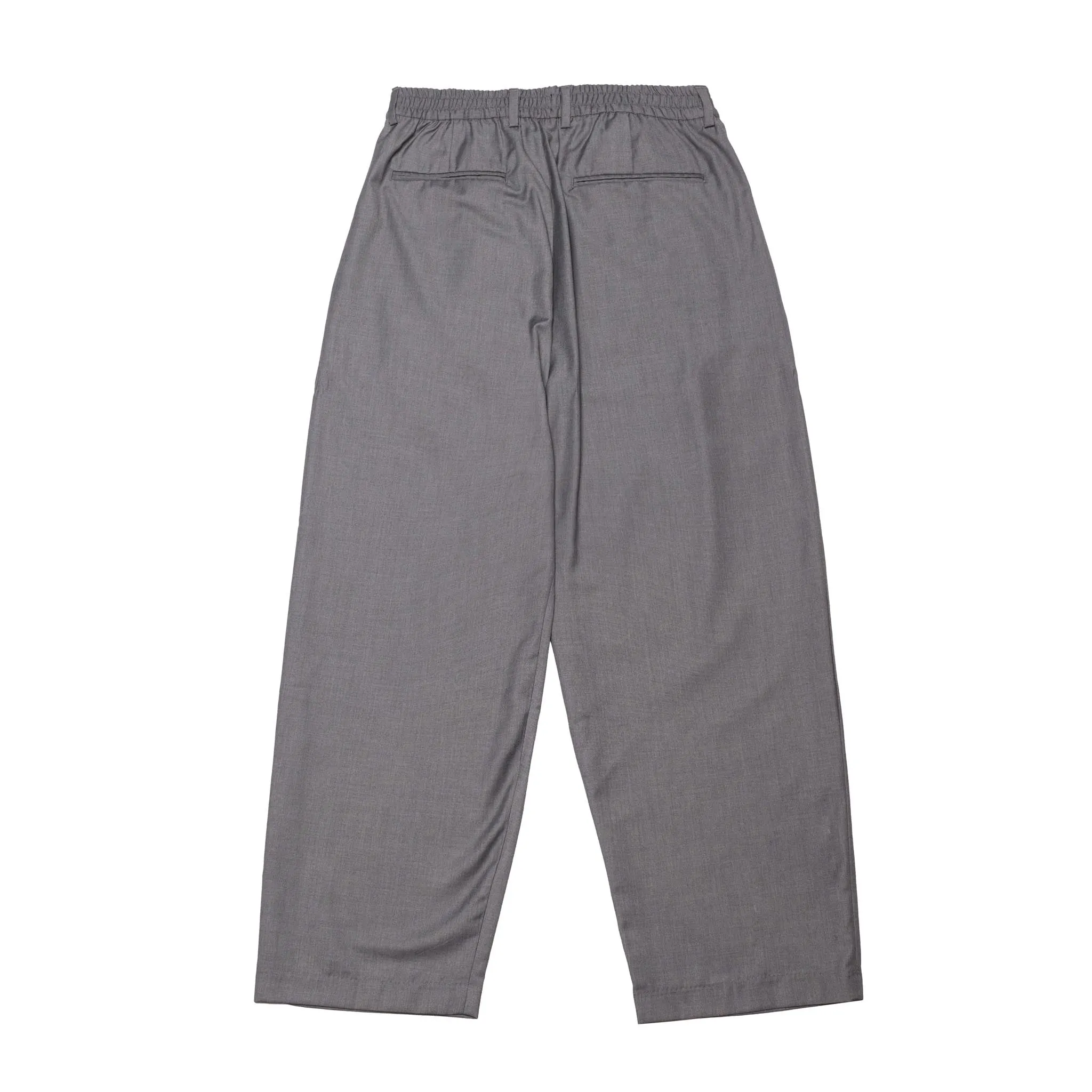 HOMME  Pleated Loose Trouser Grey