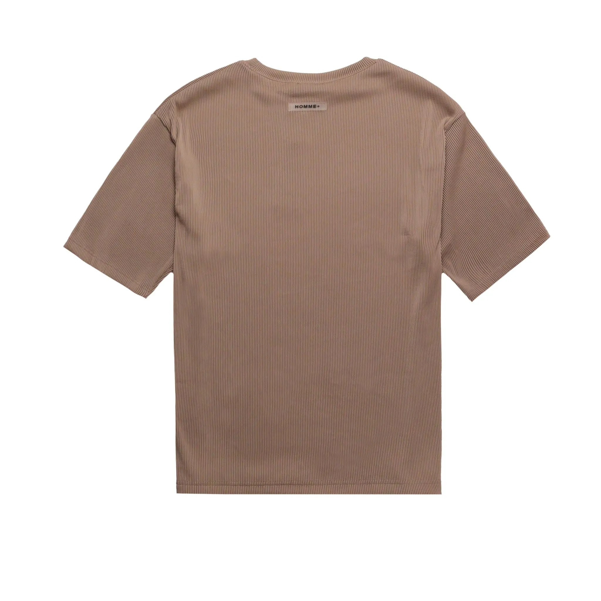 HOMME  Pleating Tee Clay