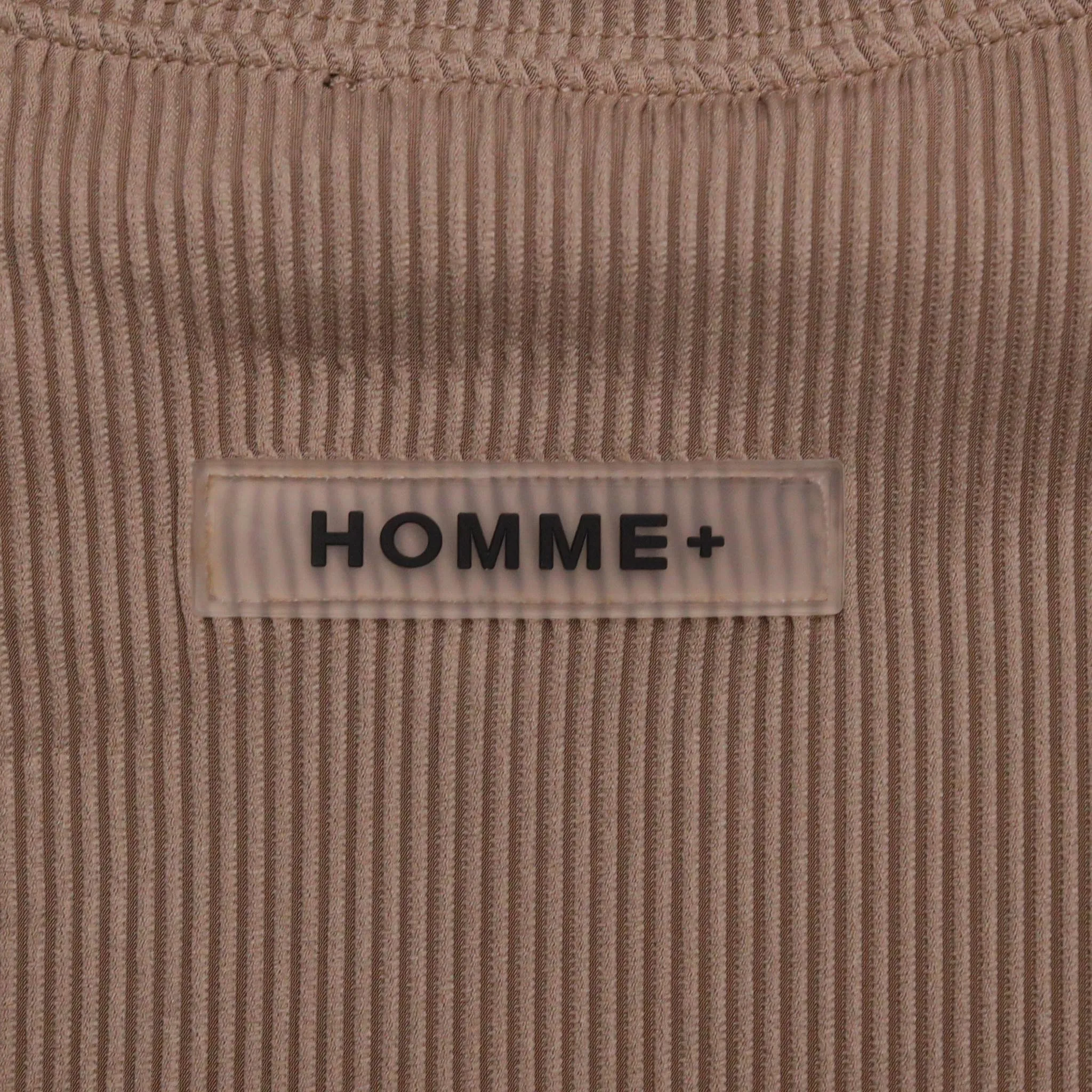 HOMME  Pleating Tee Clay