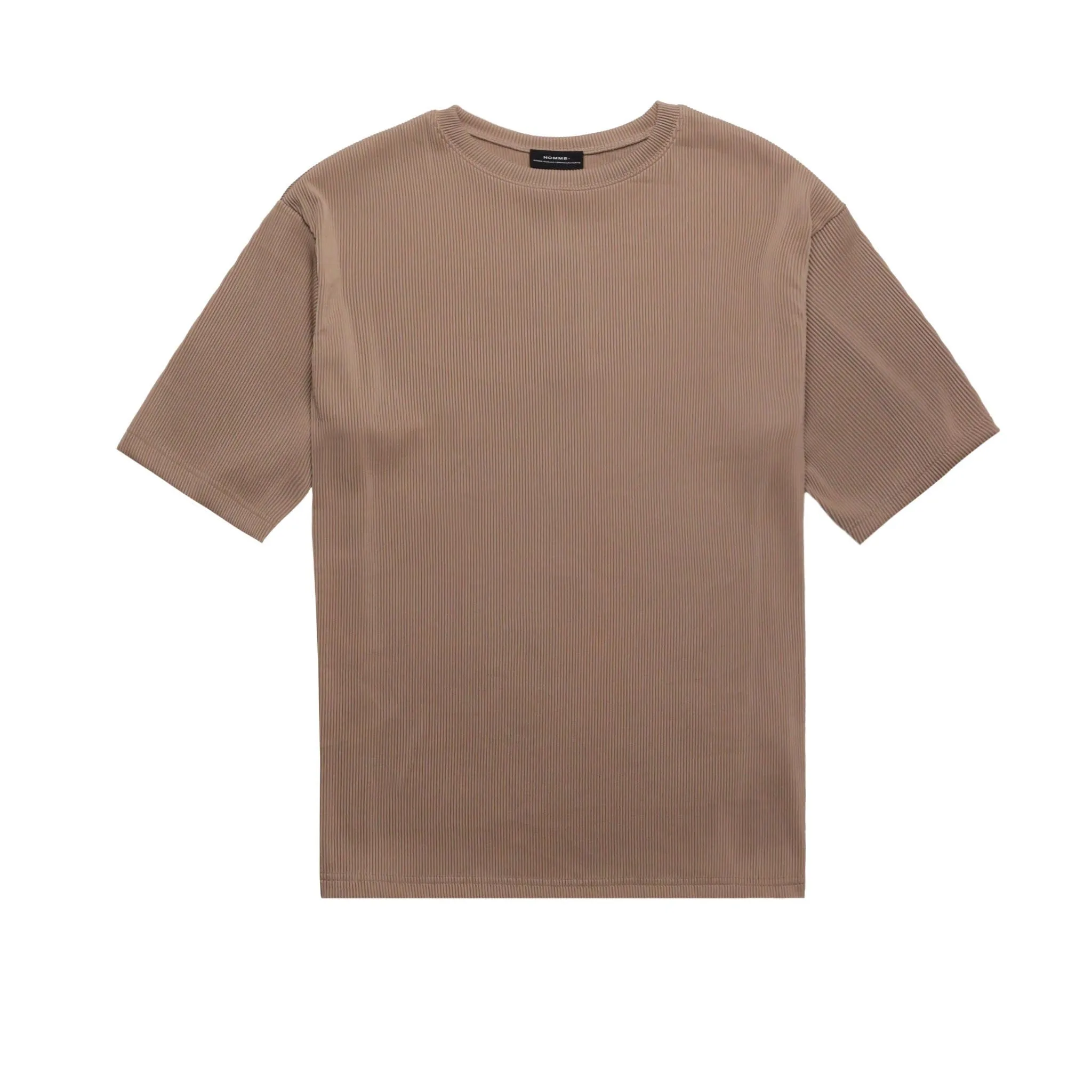 HOMME  Pleating Tee Clay