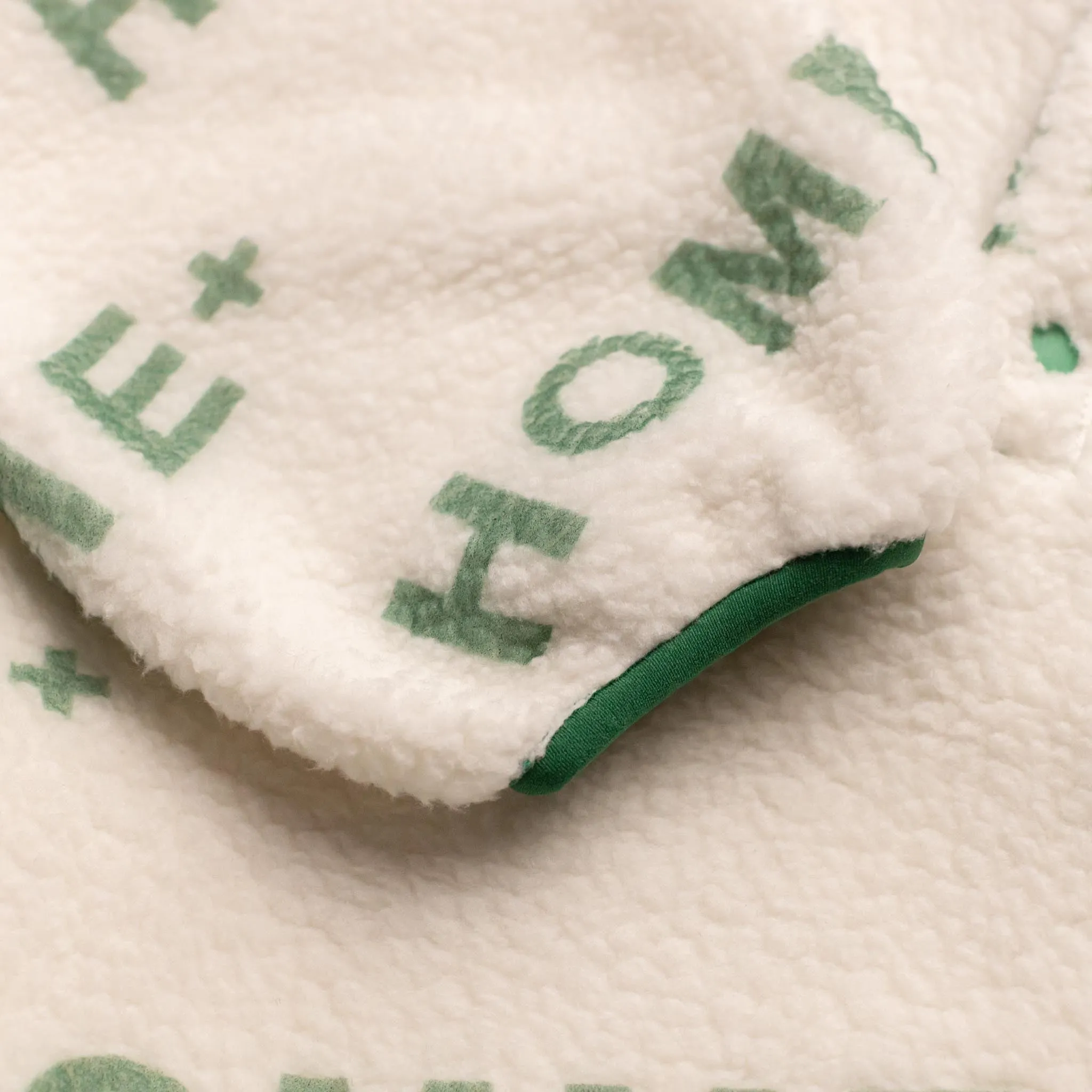 HOMME  Polar Fleece Logo Pullover Green