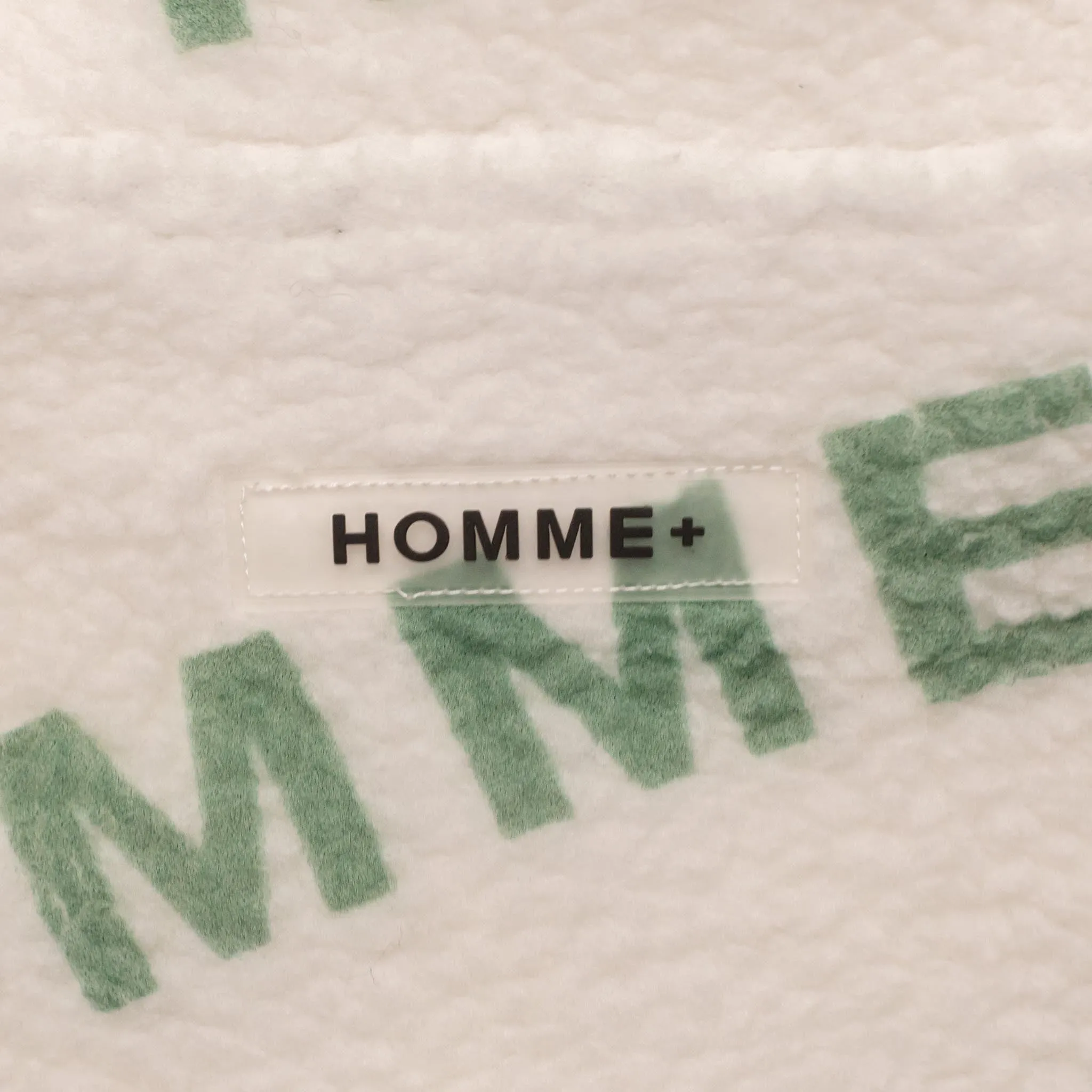 HOMME  Polar Fleece Logo Pullover Green