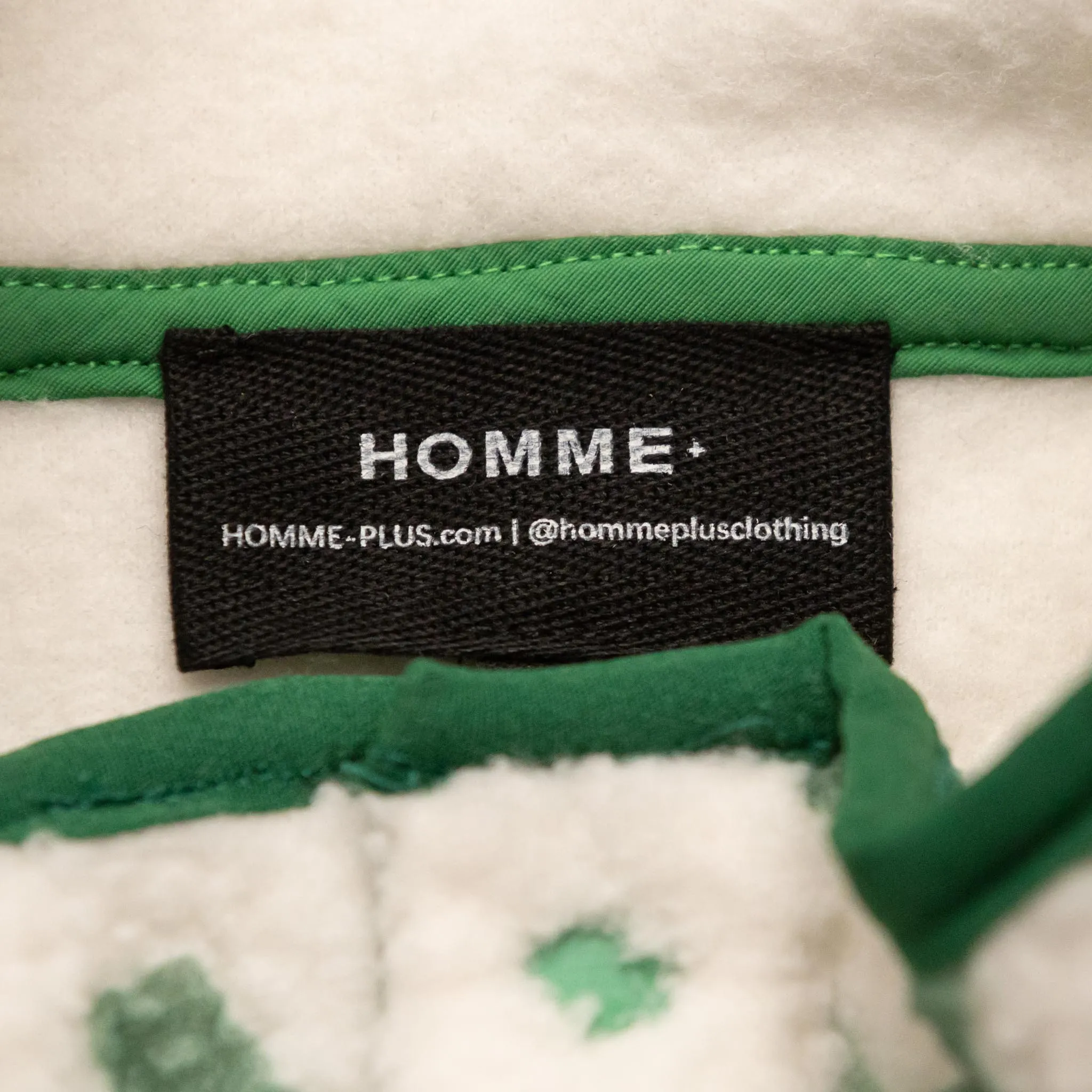 HOMME  Polar Fleece Logo Pullover Green