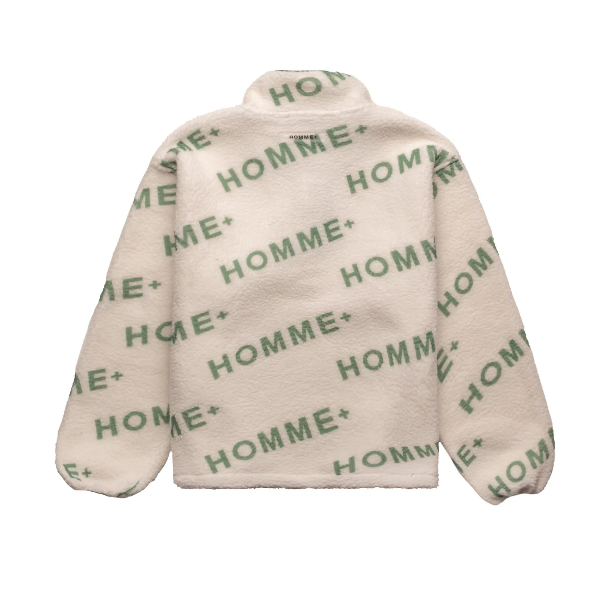 HOMME  Polar Fleece Logo Pullover Green