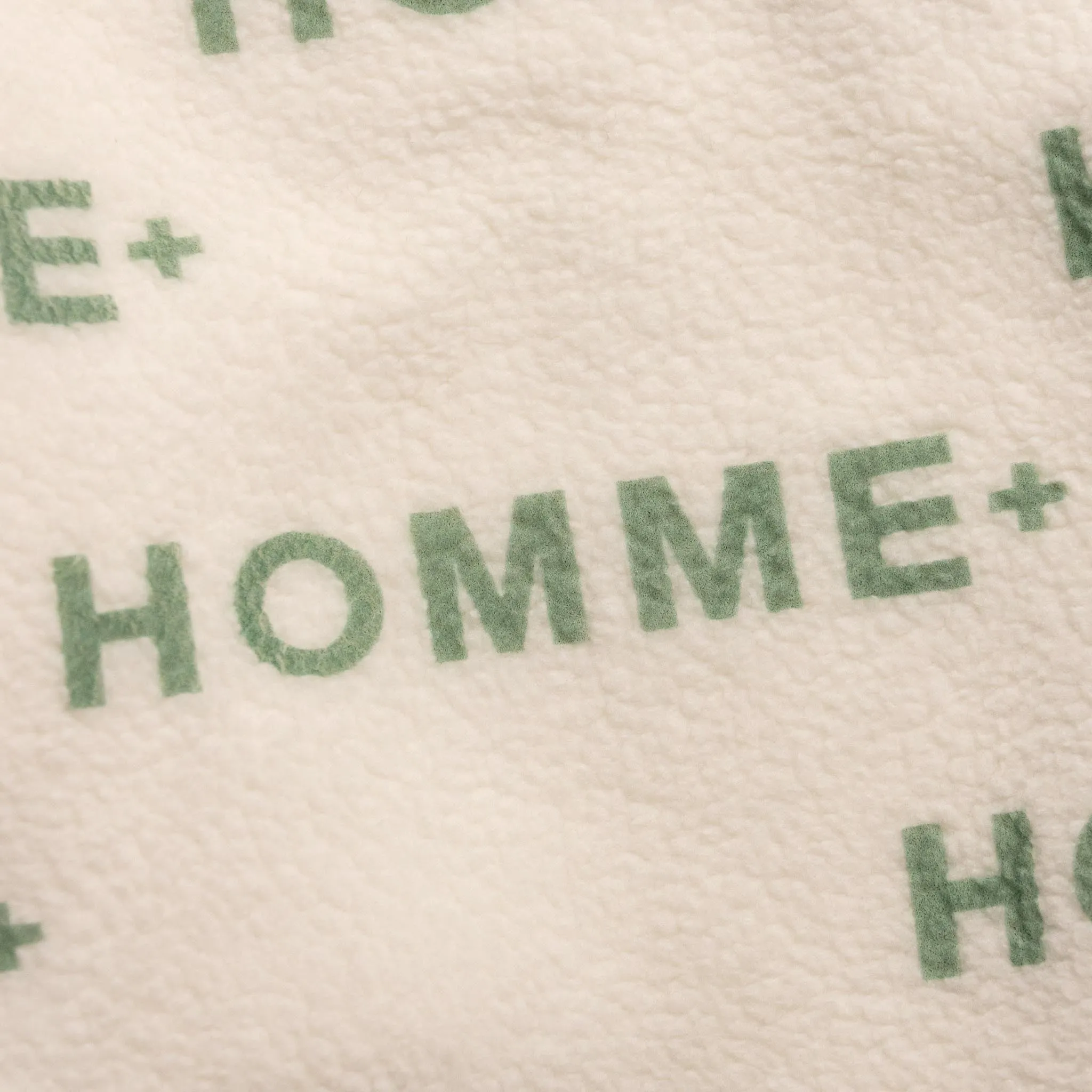 HOMME  Polar Fleece Logo Pullover Green