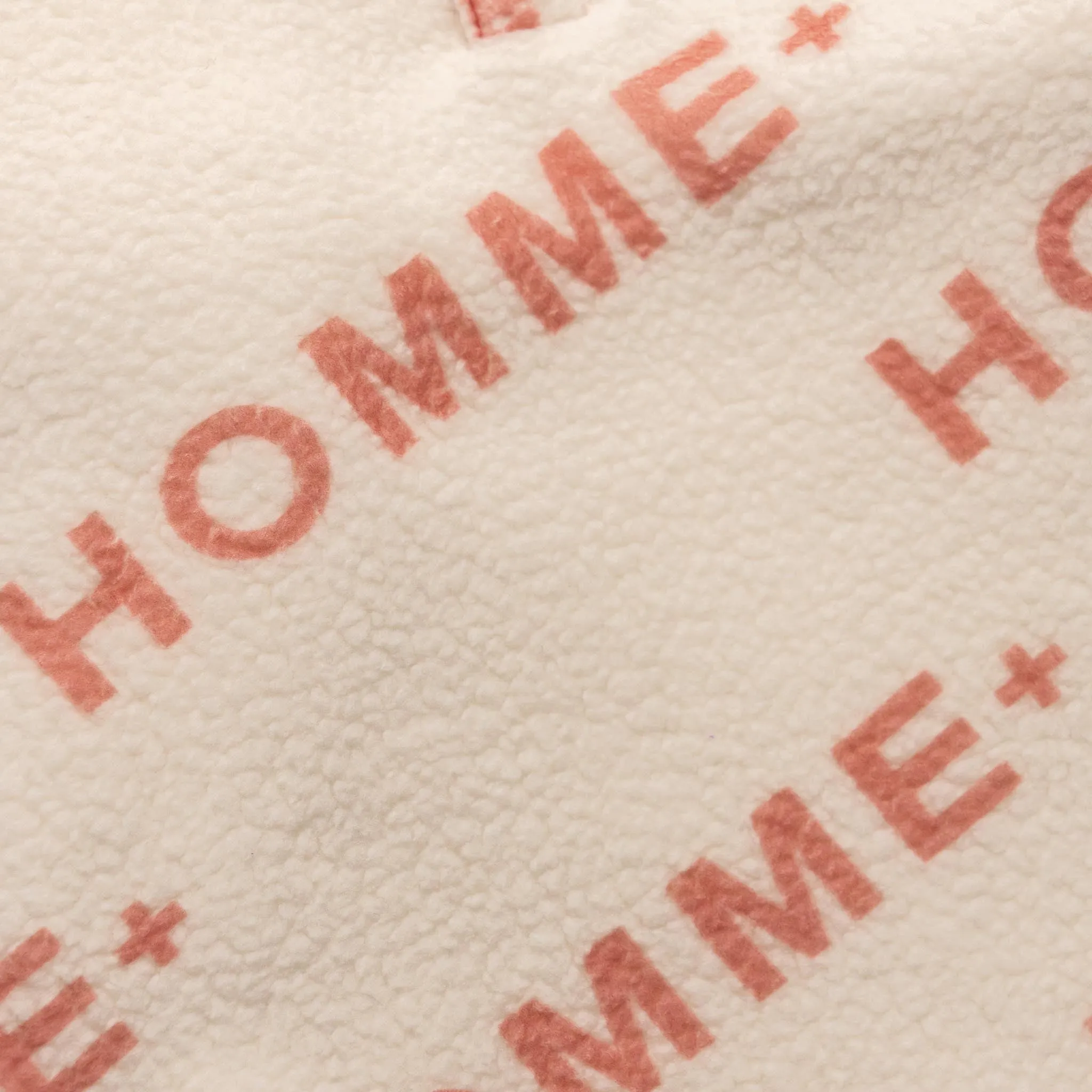 HOMME  Polar Fleece Logo Pullover Red