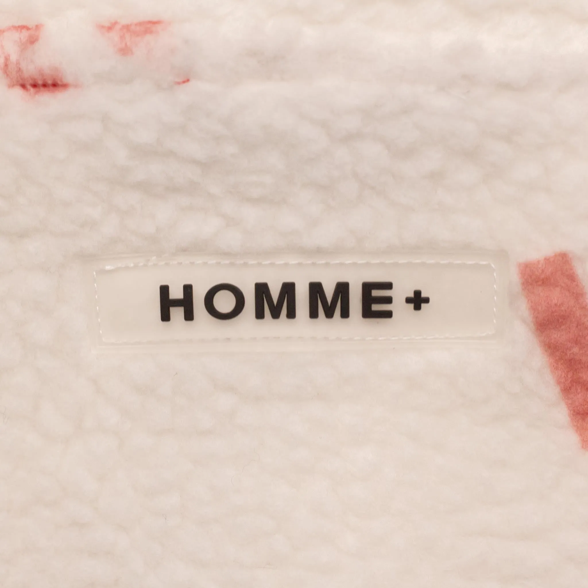 HOMME  Polar Fleece Logo Pullover Red