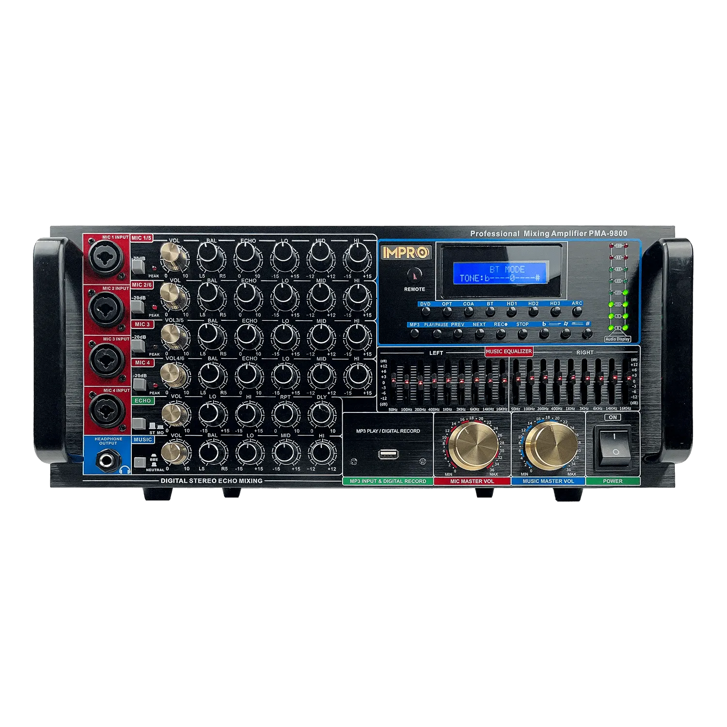 ImPro Epic Star Package 2 with Mixing Amplifier, Speakers, Microphones, and Accessories (5 items)