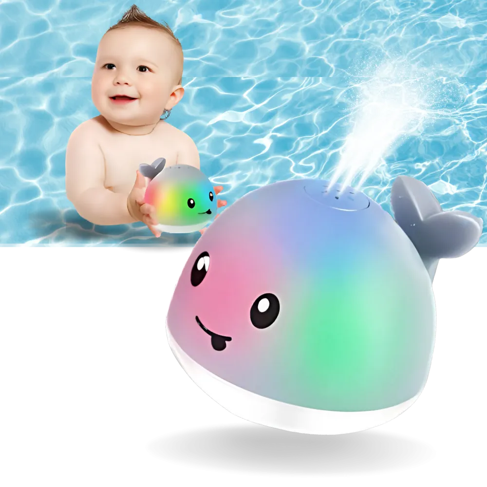 Interactive Whale Bath Toy With Lights
