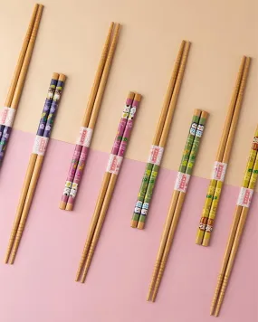 Japanese Characters Bamboo Chopsticks