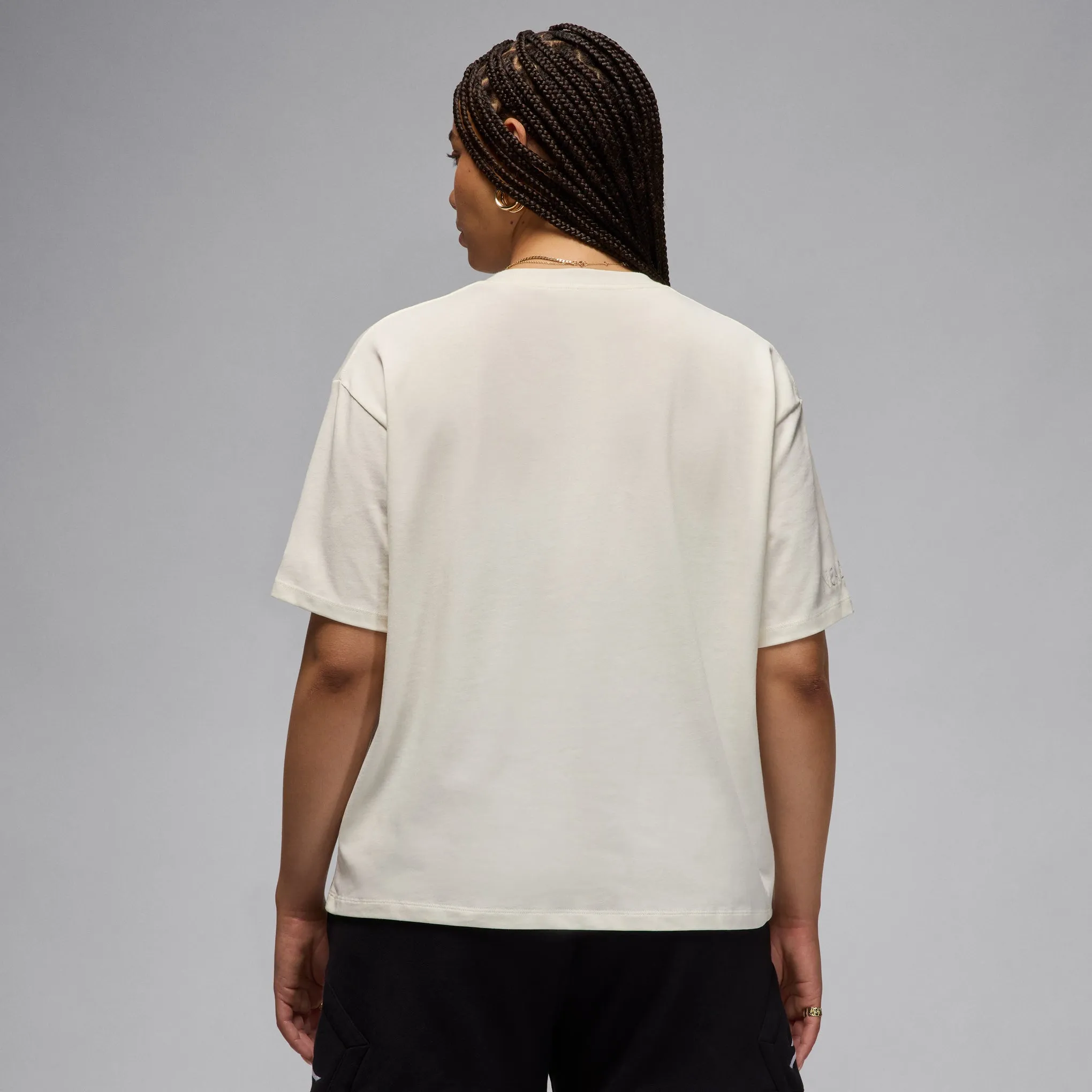 Jordan Brand x Nina Chanel Abney Short-Sleeve Cotton T-Shirt - Sail