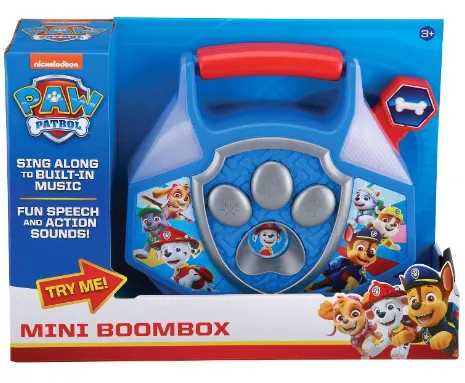 KIDdesigns Paw Patrol Mini Boombox