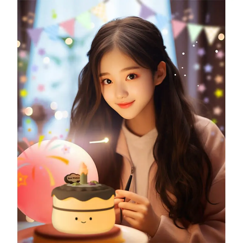 Kuromi Cinnamon Birthday Cake Shaped Pat Led Light