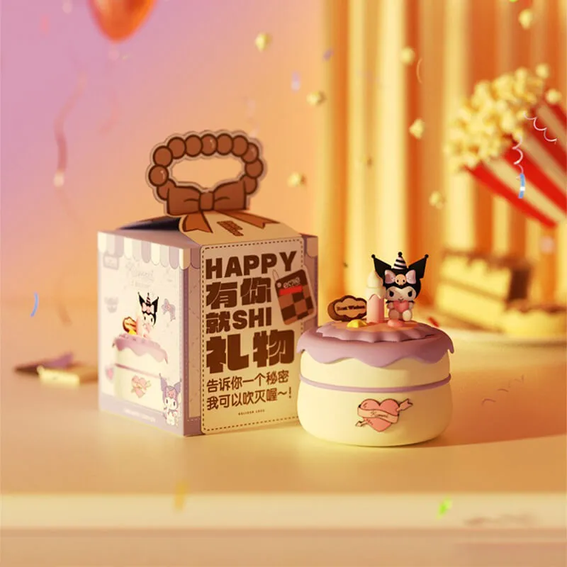 Kuromi Cinnamon Birthday Cake Shaped Pat Led Light
