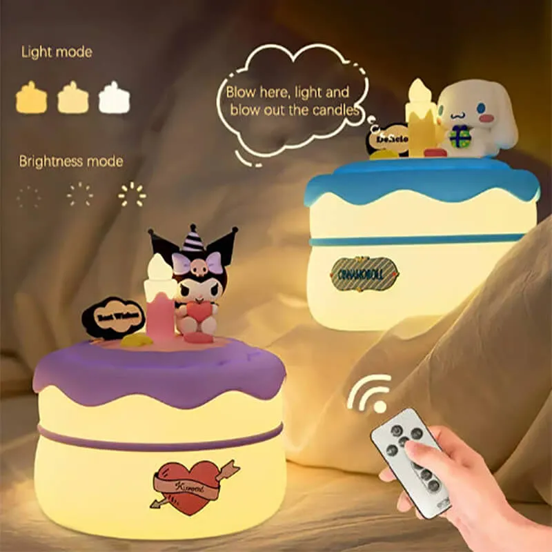 Kuromi Cinnamon Birthday Cake Shaped Pat Led Light