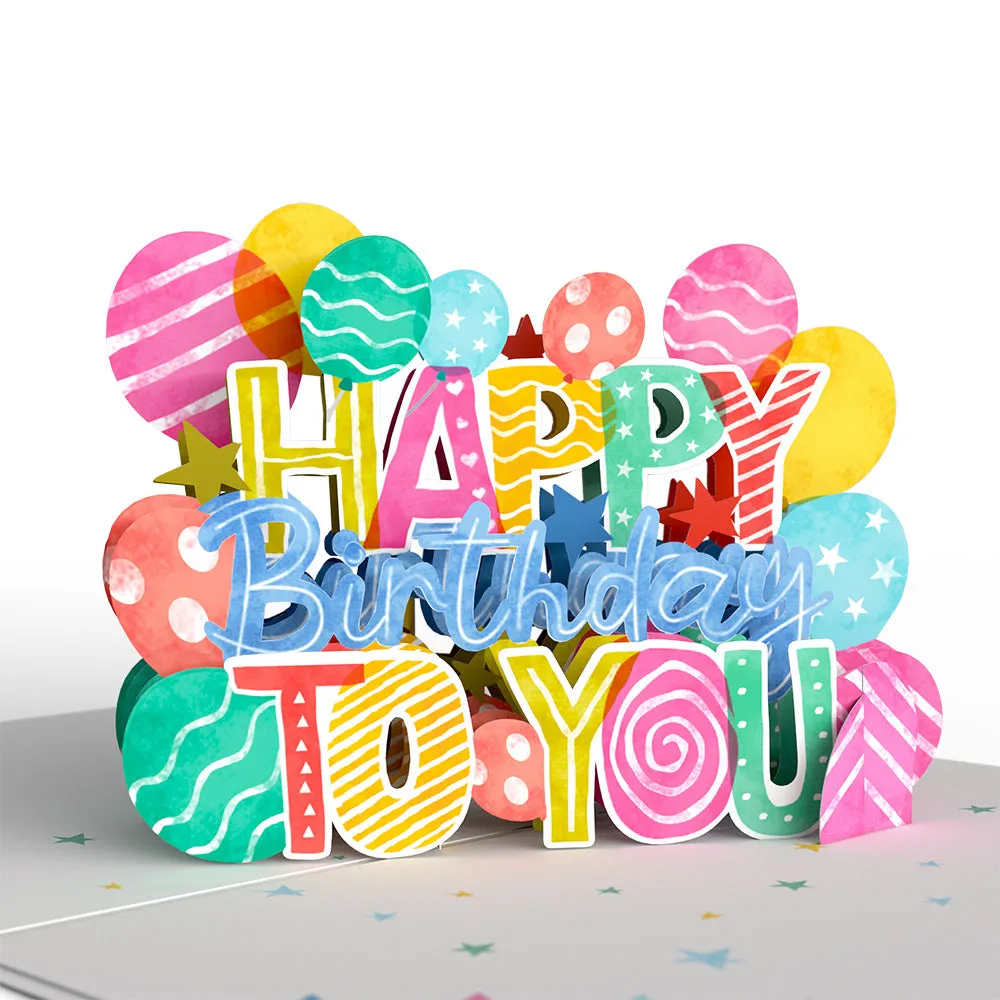 Let's Celebrate Birthday Pop-Up Card and Old Enough Young Enough Sentiment Set