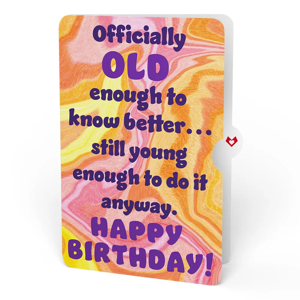 Let's Celebrate Birthday Pop-Up Card and Old Enough Young Enough Sentiment Set