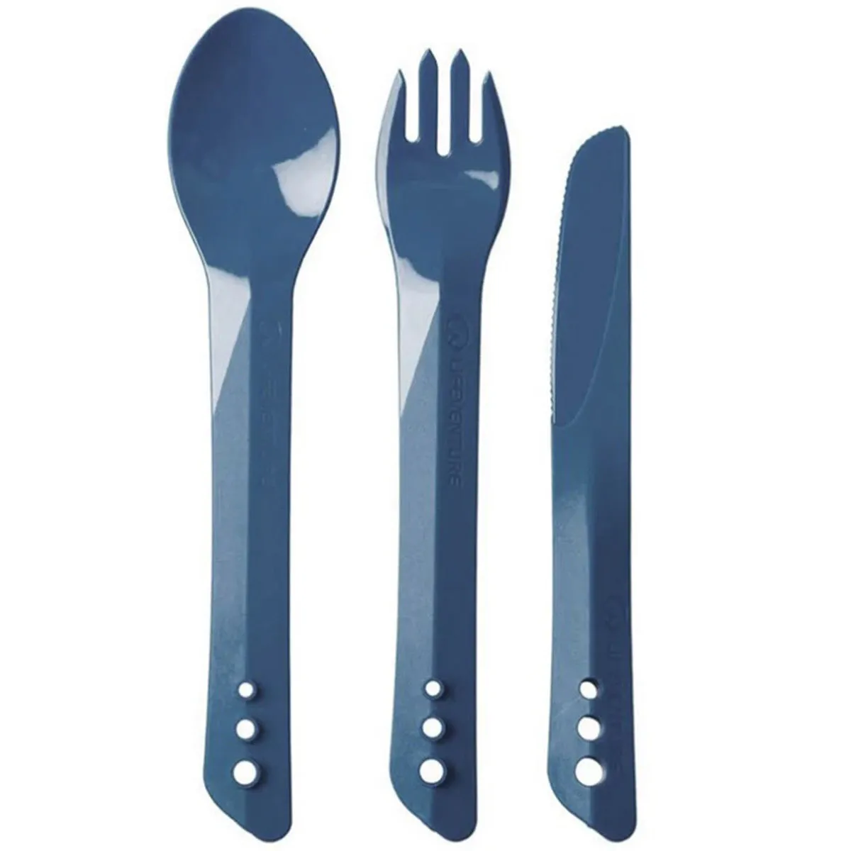 Lifeventure Ellipse Camping Tableware Set Navy