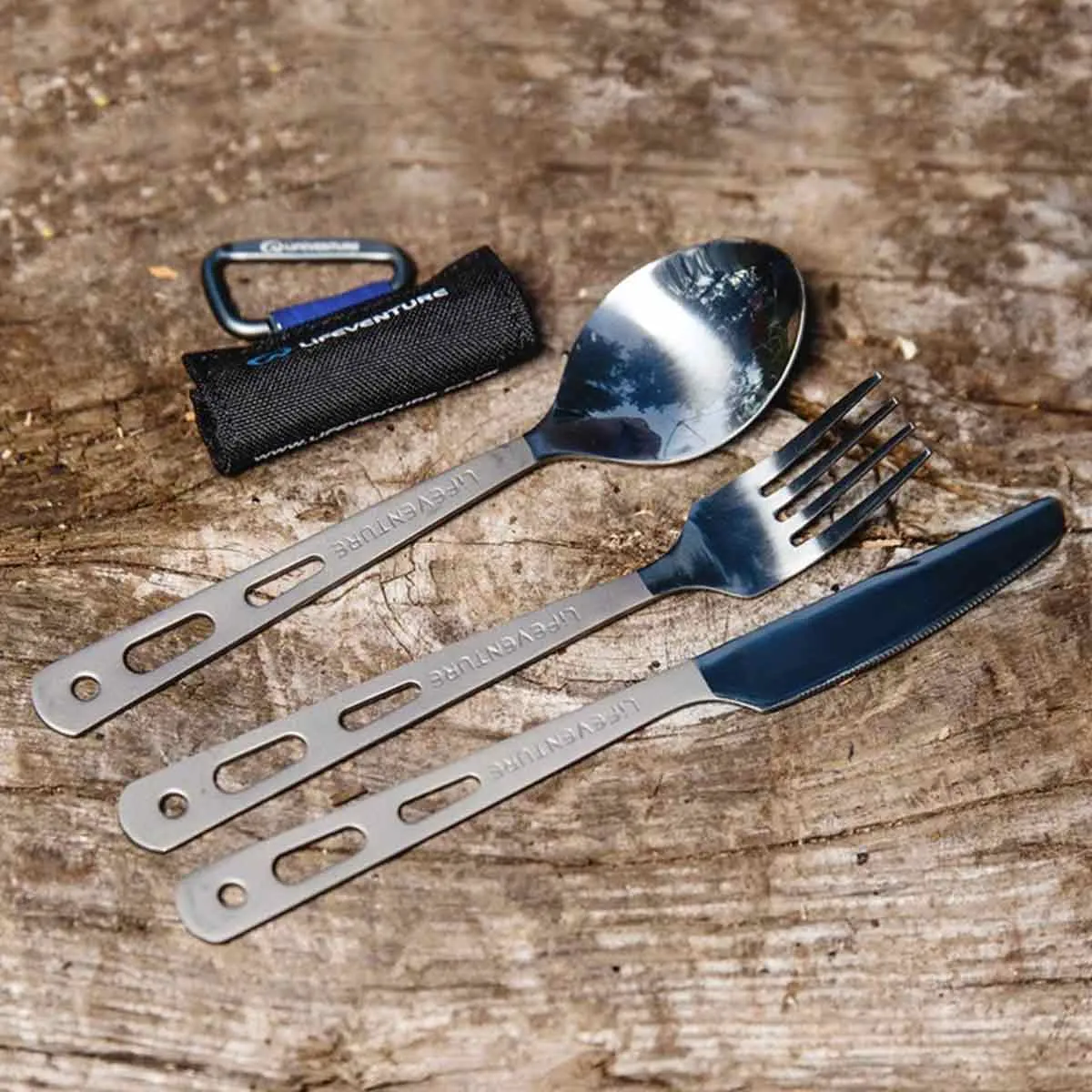 Lifeventure Titanium Cutlery Set 55g