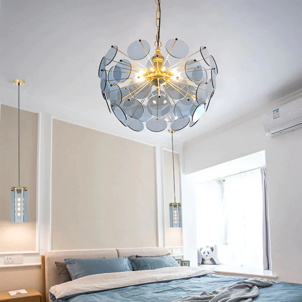 Luxury Glass Pendant Lights Nordic Simple Restaurant Pendant Lamps G9 Modern Indoor Decoration Lighting