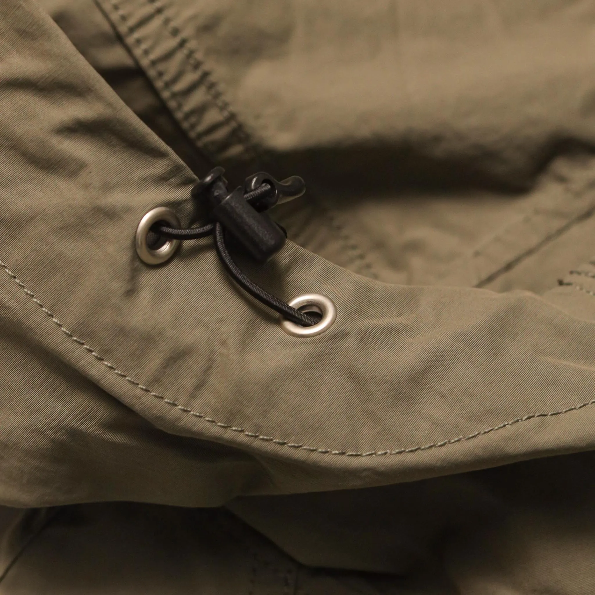 Matrix Hooded Nylon Shell Concrete