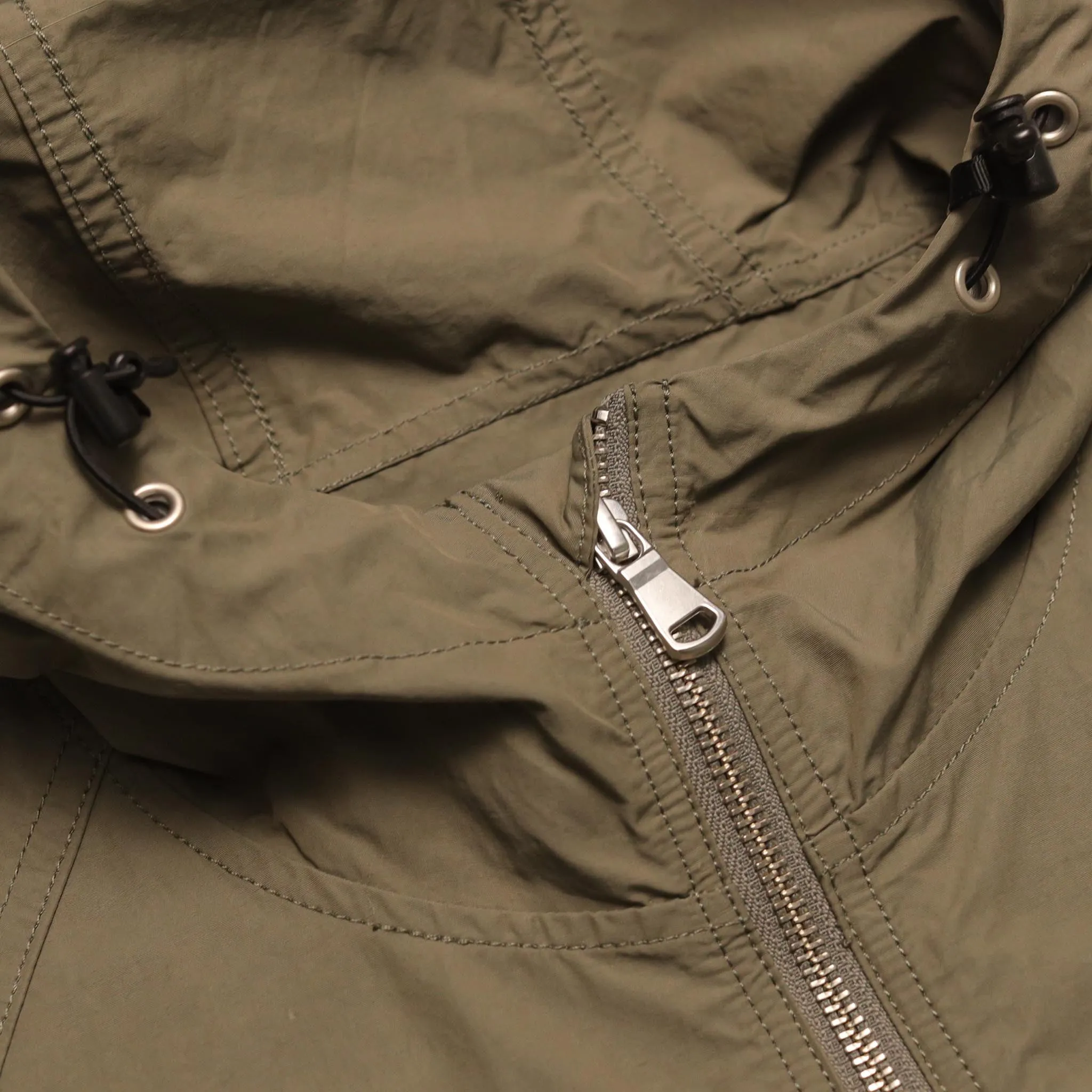Matrix Hooded Nylon Shell Concrete