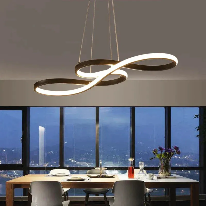 Minimalism DIY Hanging Modern Led Pendant Lights For Dining Room Bar Suspension Luminaire Suspendu Pendant Lamp Lighting Fixture