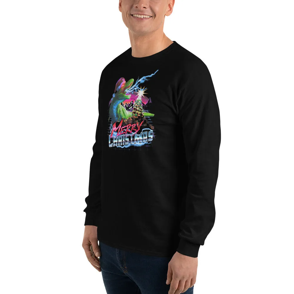 MSE Winter - Dino Christmas Men’s Long Sleeve Shirt