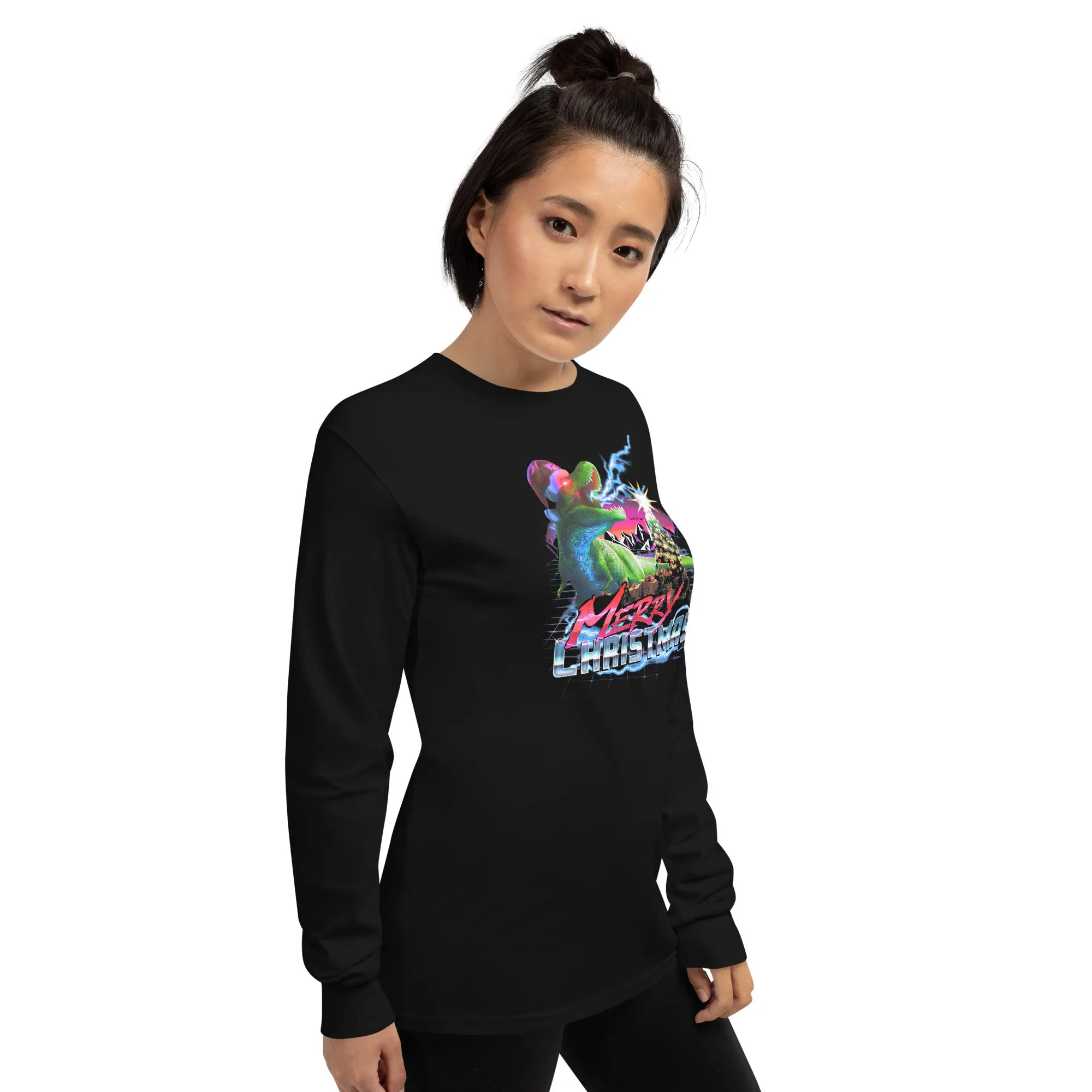 MSE Winter - Dino Christmas Men’s Long Sleeve Shirt