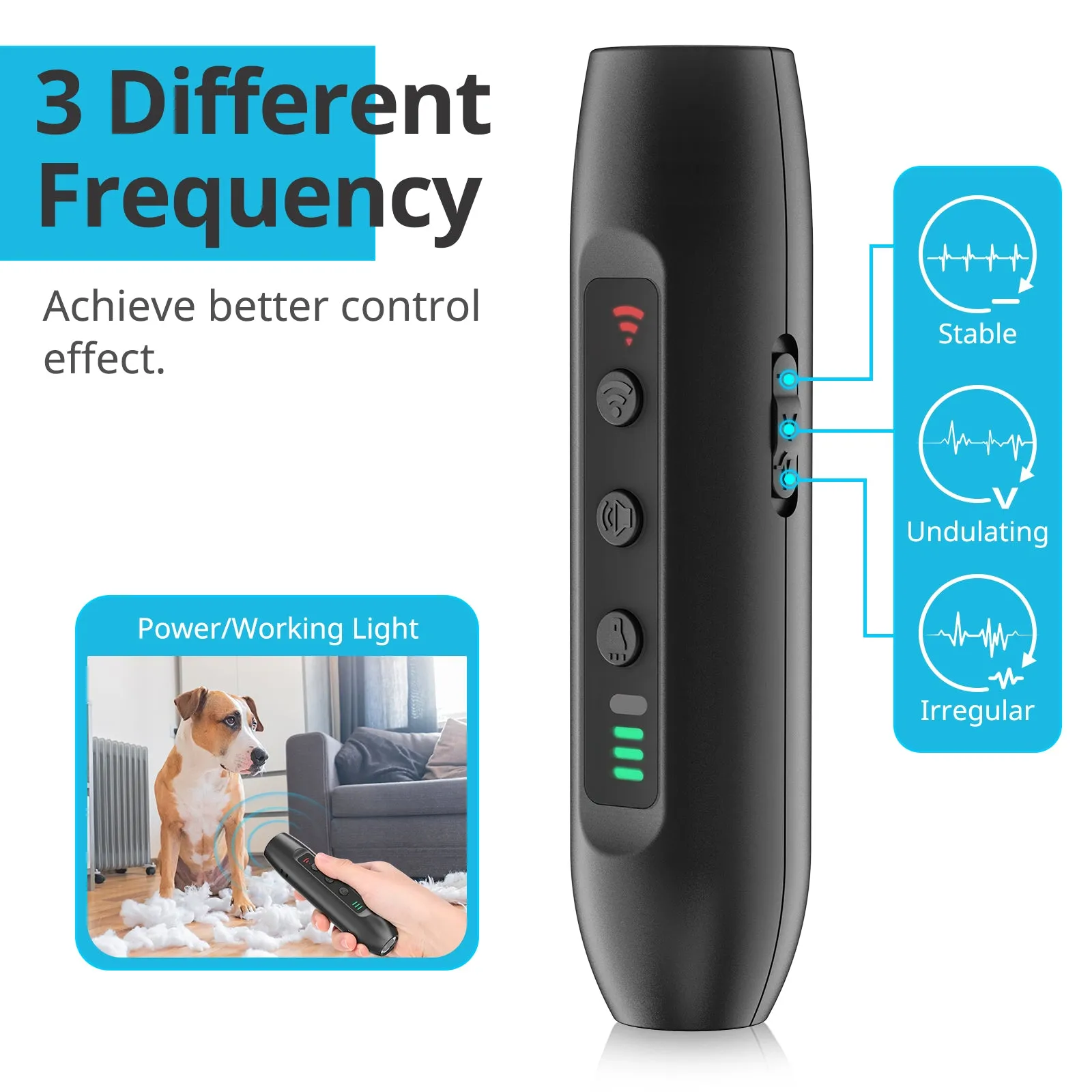N10 Pro Dog Repeller with Multicolored Light Torch