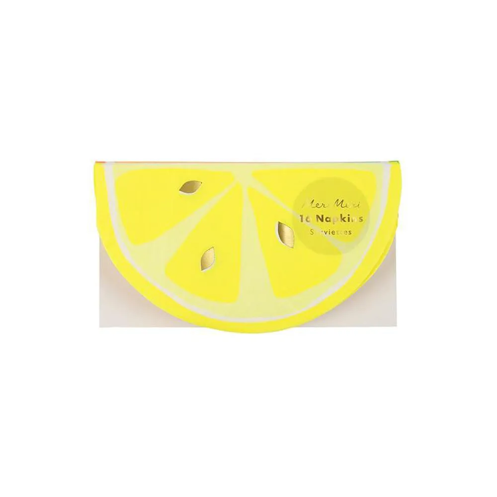 Neon Citrus Napkins -- Multicolor