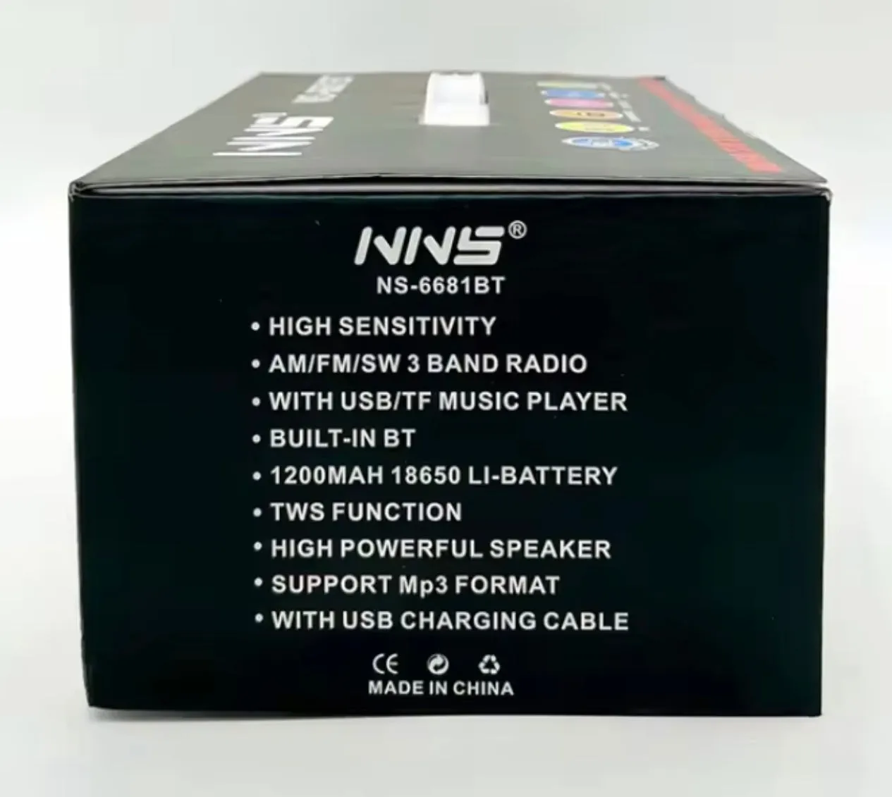 NS6681BT Retro Portable FM Radio Speaker