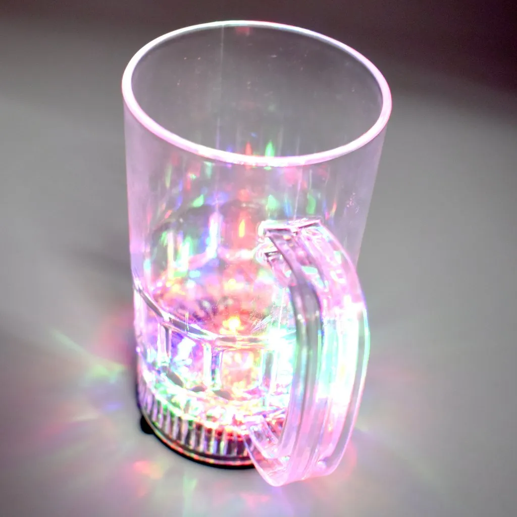 Plastic Rainbow Magic Color Cup with LED Light - H02581