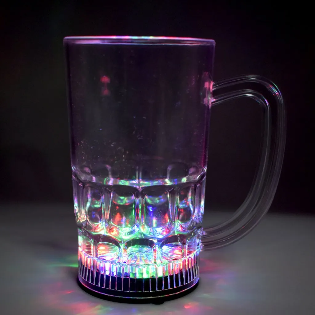 Plastic Rainbow Magic Color Cup with LED Light - H02581