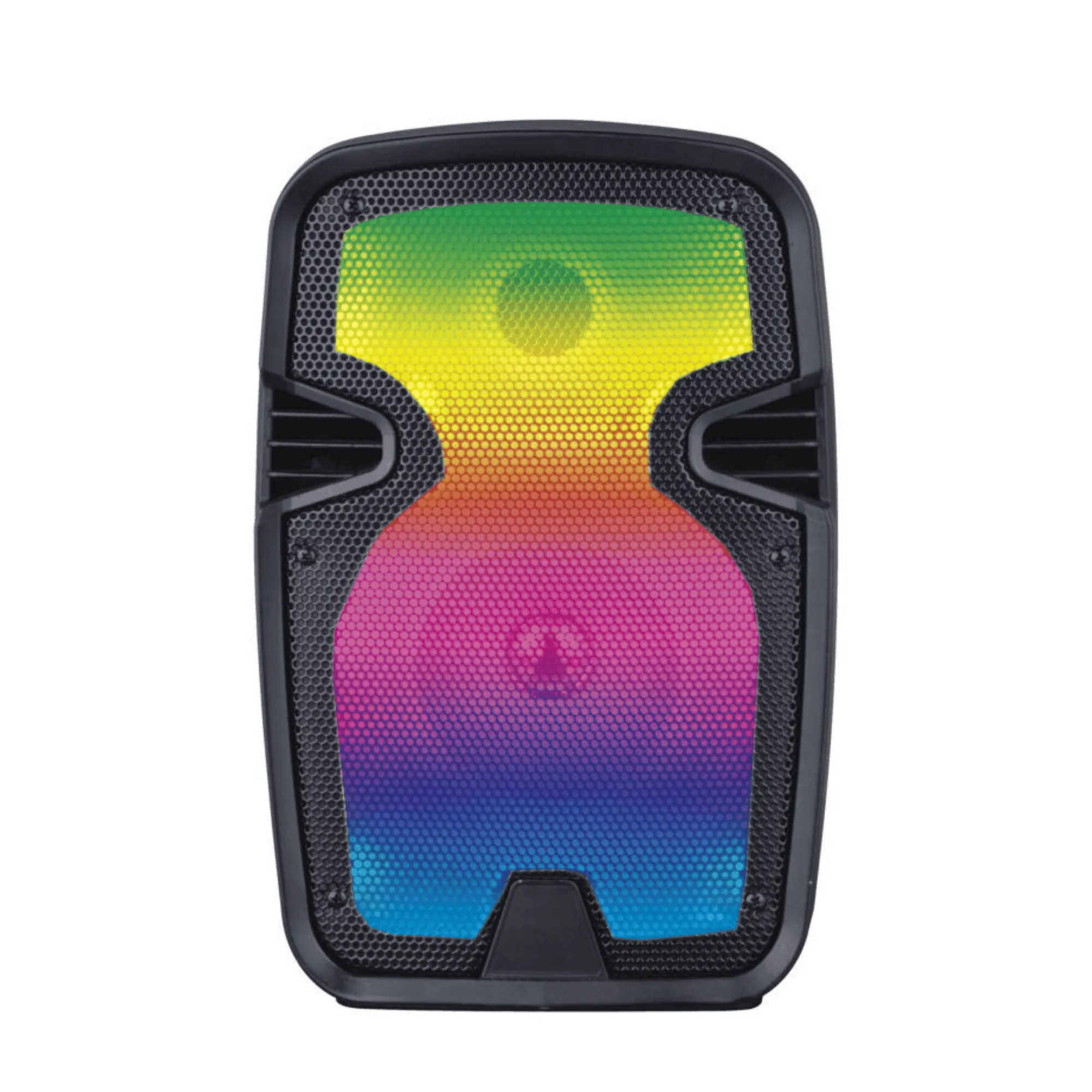 Portable 8 inch Bluetooth Blaze Party Speaker with Full Glow Disco