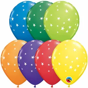 "Colorful Contempo Stars For Festive Occasions - 100/Bag"